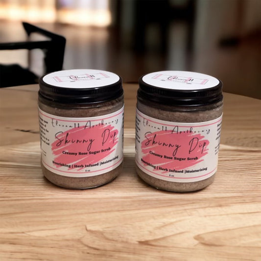 Skinny Dip Creamy Sugar Scrub - Rose & Geranium Scented