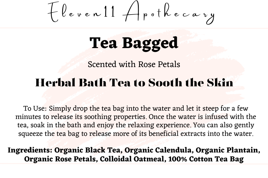 Tea Bagged - Herbal Bath Tea to Sooth the Skin